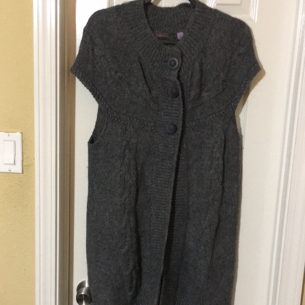 Zara Olive Green Hooded Poncho - Picture 8 of 8